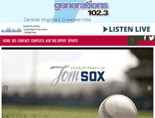 Tablet Screenshot of generations1023.com